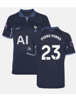 Moški Nogometna dresi replika Tottenham Hotspur Pedro Porro #23 Gostujoči 2023-24 Kratek rokav